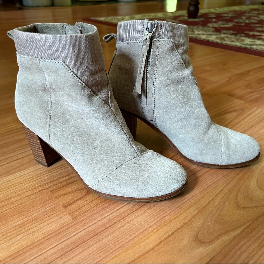 TOMS heeled booties